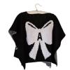 hand+knit+personalized+kids+poncho+with+bow
