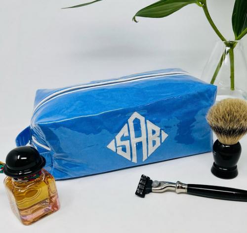 Walker Valentine Monogrammed Dopp Kit 10'"by 6"  Luggage & Bags > Toiletry Bags