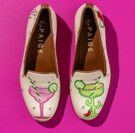 By Paige Needlepoint Margarita Loafers  Apparel & Accessories > Shoes > Loafers