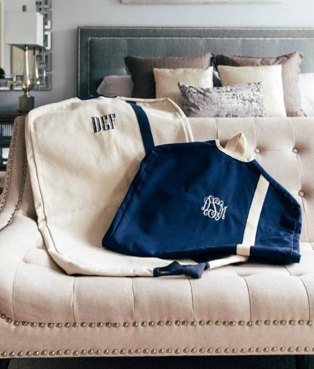 Personalized Canvas Garment Bag Your Choice of Colors  Luggage & Bags > Business Bags > Garment Bags