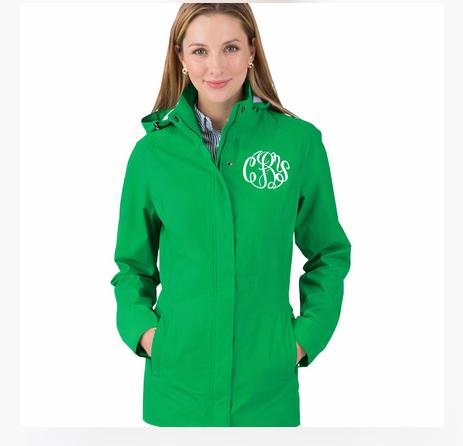 Monogrammed Logan Jacket From Oprah's Favorite   Apparel & Accessories > Clothing > Outerwear > Coats & Jackets > Trench Coats