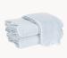 White on Light Blue Towel